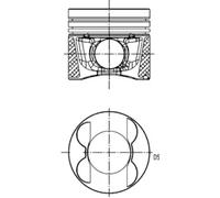 KOLBENSCHMIDT Pistón 40776610 para Mercedes-Benz CLS C218, Clase C, GLK, Viano, SLK