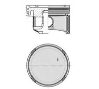 Kolbenschmidt 40795610 pistón y anillos