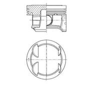 Pistón del motor 41006620 KOLBENSCHMIDT para OPEL CORSA D Furgoneta/Hatchback