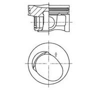 KOLBENSCHMIDT 41257600 Pistón