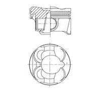 KOLBENSCHMIDT 41267600 Pistón