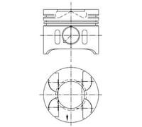 Pistón del motor 41882610 KOLBENSCHMIDT para MERCEDES-BENZ CLASE E T-Model