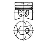 KOLBENSCHMIDT 93444600 Pistón