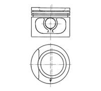 Pistón del motor 93876620 KOLBENSCHMIDT para AUDI VW SEAT