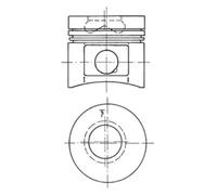 Pistón KOLBENSCHMIDT 99516620