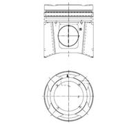 Pistón del motor 99697600 KOLBENSCHMIDT para MAN NEOPLAN
