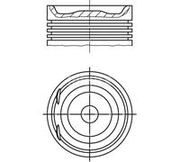 Pistón del motor estañado 012 20 03 MAHLE para OPEL LOTUS CADILLAC