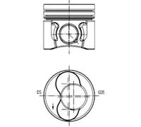 Kolbenschmidt Pistón del motor 40421600 – cilindro 1-2 para VW, SKODA, SEAT