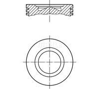 Mahle Original Pistón 007 PI 00106 001 para IVECO Daily / Massif – Pick-up 3 (2008-2011)