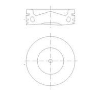MAHLE 028 PI 00158 000 Pistón