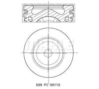 MAHLE 039 PI 00113 002 Pistón
