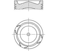 Pistón MAHLE 213 68 00