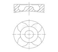 Pistón MAHLE 229 37 00