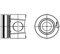 Pistón KOLBENSCHMIDT 40588620