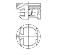 Pistón del motor 41006600 KOLBENSCHMIDT para OPEL CORSA D Furgoneta/Hatchback