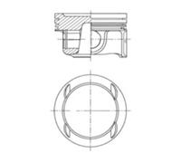 Pistón KOLBENSCHMIDT 41784600