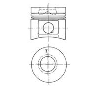 Pistón del motor 99516620 KOLBENSCHMIDT para JAGUAR TOYOTA
