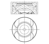 Pistón MAHLE 001 PI 00133 002