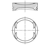 Pistón MAHLE 001 PI 00175 000