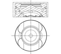Pistón MAHLE 001 PI 00189 000