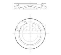 Pistón MAHLE 001 PI 00191 000