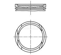 Pistón MAHLE 010 05 01