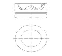 MAHLE ORIGINAL 011 PI 00109 000 Pistón