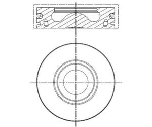 Pistón MAHLE 013 PI 00136 000