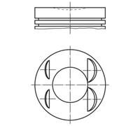 MAHLE 021 PI 00127 002 Pistón