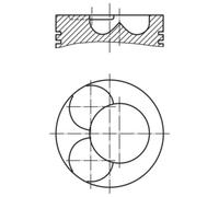 Pistón MAHLE 028 06 02