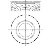 Pistón MAHLE 028 PI 00140 002