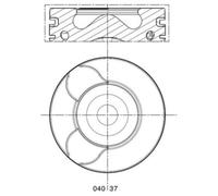 Pistón MAHLE 040 37 00