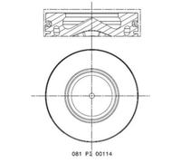 Pistón MAHLE 081 PI 00114 000
