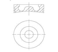 Pistón MAHLE 099 PI 00127 000 para VOLVO B6 7.146 1991-2006