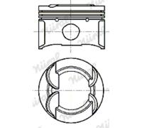 Pistón NURAL 87-444800-10 para MINI MINI (R56) 1.6 2006-2012
