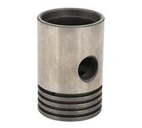 Pistón para compresor de aire de 55 mm, pistón de hierro de repuesto para motor de bomba de aire, accesorio de biela tratada térmicamente con orificio de 19 mm para compresores de