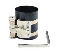 Pistón para herramienta de compresor de anillo con bloqueo de trinquete y palanca de liberación de pulgar, diseñado para una instalación eficaz de pistón en motores de cortacésped y tractor (3