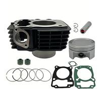 Pistones Kit De Cilindro De Pistón De Motocicleta De Aluminio 63,5mm Para XR150 Para Actualización Para CBF150 185cc Cilindro(Negro)