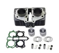 Pistones Para CB125 Para TWIN CA125 Para Rebel Para CB125T CBT125 CM125 244FMI 247FMJ 125cc Actualización 150cc Modificación Kit Cilindro Cilindro(Grey)