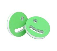 pistro 2 discos acuáticos de EVA para ejercicios aeróbicos acuáticos para adultos, hombres, principiantes, natación, entrenamiento, piscina, equipo de entrenamiento, color verde
