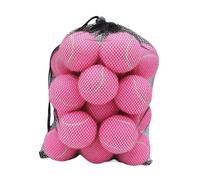 pistro 20 Pelotas de Tenis para Entrenamiento de Perros, Resistentes al Desgaste y Elásticas, para Mascotas, Principiantes y Actividades al Aire Libre- Rosa