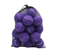 pistro 20 Pelotas de Tenis para Entrenamiento de Perros, Resistentes al Desgaste y Elásticas, para Mascotas, Principiantes y Actividades al Aire Libre- PÚrpura