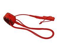 pistro Correa para tabla de surf, remo, tabla de surf, cuerda para piernas, 6 pies, 8 pies, 10 pies, 12 pies, rojo 8 pies