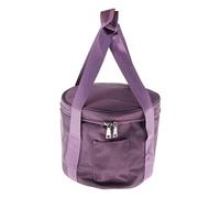 pistro Funda de transporte para cuenco de meditación y yoga, bolsa de almacenamiento acolchada de 10 pulgadas para cuencos de canto de 8 a 12 pulgadas, bolsa de viaje duradera morada para curación de