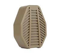 pistro Máscara reemplazable filtro respirador antiindustrial construcción suave polvo gas protección contra vapor equipo de guerra para pulir máquina carpintería - amarillo marrón