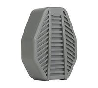 pistro Máscara reemplazable filtro respirador antiindustrial construcción suave polvo gas protección contra vapor equipo de guerra para pulir máquina carpintería - gris