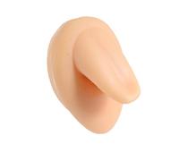 pistro Modelo de parte del cuerpo humano, práctica sensación suave, textura de modelado de silicona para ejercicios de perforación, herramienta de demostración médica en el hogar, lengua, 7 cm
