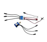 pistro Motor Outrunner 2830 2100kv y AM32 45A ESC sin escobillas para coche RC MN128 1/12 - Kit de actualización de potencia