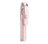 Pistro Trípode para selfie Bluetooth, trípode extensible para teléfono con control remoto inalámbrico, portátil, ajustable, ligero para grabación de video, color blanco