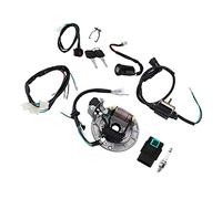 Pit Bike Stator Pit Bike Parts Piezas Bobina de Encendido Cdi Bujía Cable Arnés Magneto Estator Kit para 50Cc 140Cc Kick Start Dirt Pit Bike Atv